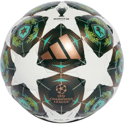 Afbeelding van adidas Performance UCL PRO SALA Knockout Stages Voetbal White shadow green solar slime, Maat: One Size, slime