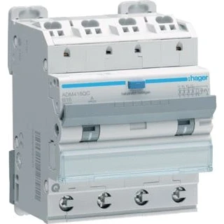 Afbeelding van Hager ADM466QC Aardlekschakelaar/zekeringautomaat 230 V, 400 V