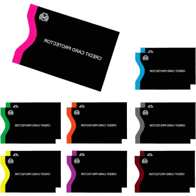 Afbeelding van RFID blokkerende kaartenhoesjes 15 stuks, hoogwaardige NFC en beschermhoezen voor creditcards, EC kaarten identiteitskaarten, scheurvast waterafstotend, veiligheidshoezen