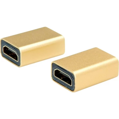 Afbeelding van Roline 12.03.3153 Adapter [1x HDMI bus 1x bus] Goud (metallic)