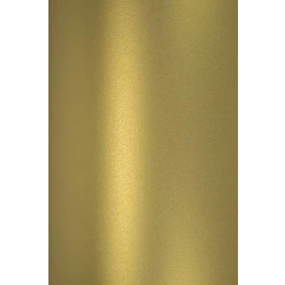 Afbeelding van Netuno 10 vellen parelmoer echt goud glanzend karton A5 210x148mm 120g Majestic Real Gold voor trouw uitnodigings visitekaartjes knutselen