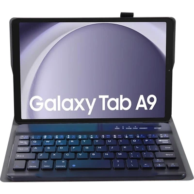 Afbeelding van Case2go Bluetooth Toetsenbordcase voor Samsung Galaxy Tab A9 (2023) QWERTY Keyboard case Zwart