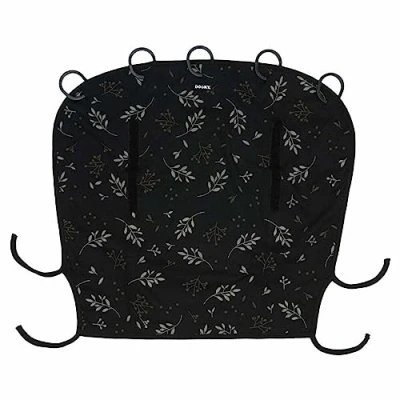 Afbeelding van Dooky Universal Cover Romantic Leaves Black
