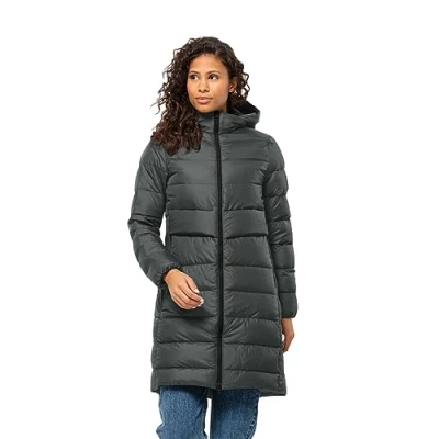 Afbeelding van Jack Wolfskin Lenauplatz Donsjas, Dames, Maat: XXL, Slate green
