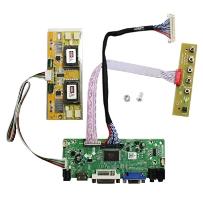 Afbeelding van HD MI VGA DVI LCD Controller Board 30 Pin voor 17 &quot;19&quot; M170EG01 M170EN01 M170EN06 1280X1024 4CCFL LVDS Scherm