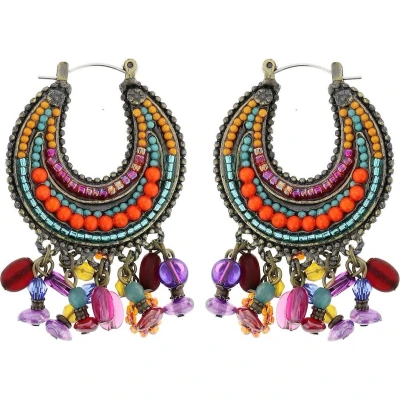Afbeelding van Behave Bohemian oorhangers multi color