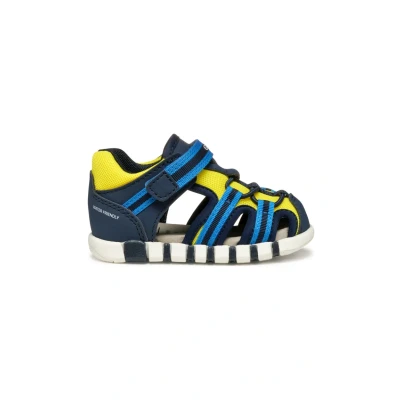 Afbeelding van GEOX SANDAAL IUPIDOO PEUTER Sandalen MARINEBLAUW/FLUO GEEL Maat 18