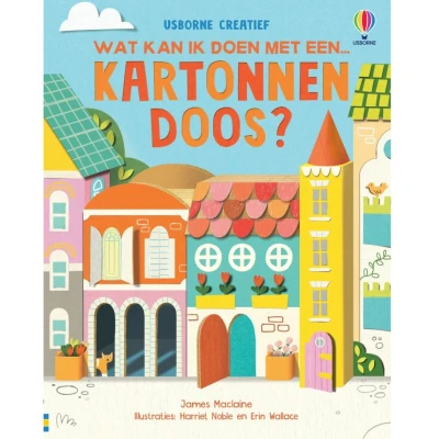 Afbeelding van Uitgeverij usborne wat kan ik doen met een kartonnen doos?