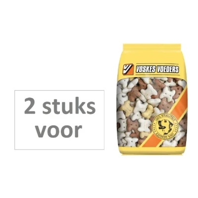 Afbeelding van 2 stuks! hondenvoer puppy mix Voskes