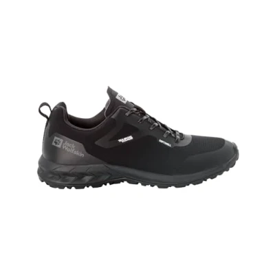 Afbeelding van Jack Wolfskin Heren Woodland Shell Texapore Low M top, grijs, 45.5 EU