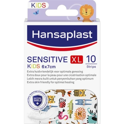Afbeelding van Hansaplast Sensitive Kids Xl, 10 stuks
