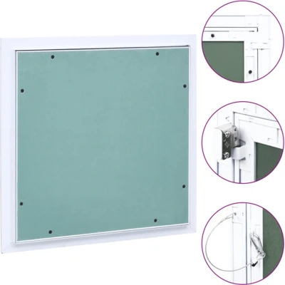 Afbeelding van vidaXL Toegangspaneel met aluminium frame en gipsplaat 200x200 mm