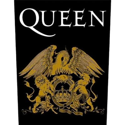 Afbeelding van Queen Crest Rugpatch Zwart