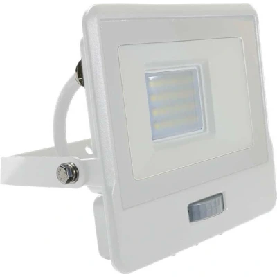 Afbeelding van V TAC VT 128S 1 W LED Schijnwerpers met PIR Sensor Samsung IP65 Wit 20W 1510 Lumen 3000K 5 Jaar