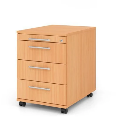 Afbeelding van Ladeblok 3 Lades Verrijdbaar Beuken 42,8 x 58 59 cm Signa Ac30 RE
