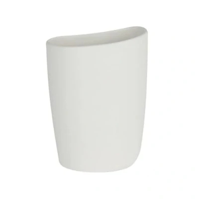 Afbeelding van Spirella Etna Tandenborstelhouder Aardewerk Wit Hoogte 12,5 cm x Breedte 11