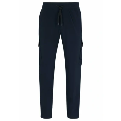 Afbeelding van BOSS T_urbanex Cargobroek, Heren, Maat: 46, Dark blue two