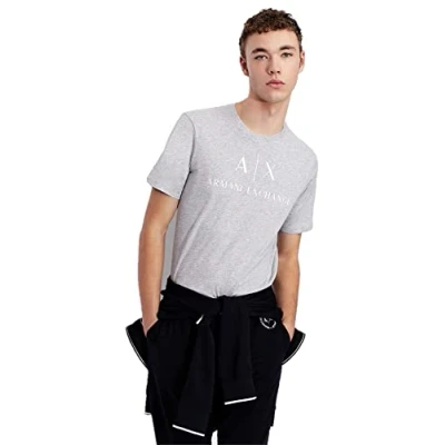 Afbeelding van Armani Exchange heren 8nztcj t shirt, grijs, S