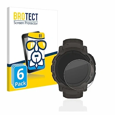 Afbeelding van BROTECT Glas Screen Protector voor Garmin Instinct 2/2 Solar (6 Stuks) Schermbeschermer [9H Hardheid, Beschermglas Folie niet Gehard Glas]