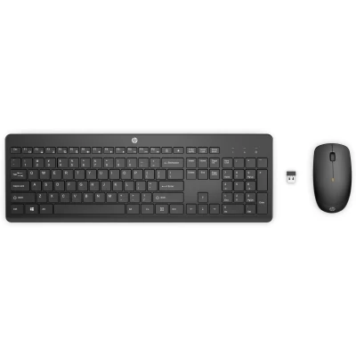 Afbeelding van HP 235 Wireless Mouse and Keyboard Combo toetsenbord Inclusief muis Kantoor RF Draadloos Zwart
