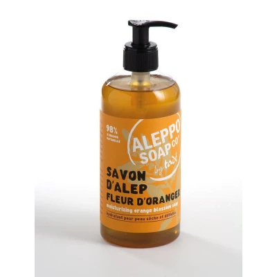 Afbeelding van Aleppo Soap Co Sinaasappel Zeep Pomp, 500 ml