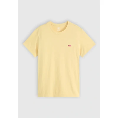 Afbeelding van Levi&#039;s Original Housemark T shirt Men&#039;s M Geel / Straw Slub Jersey