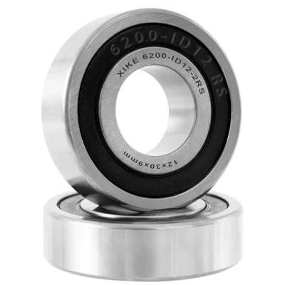 Afbeelding van XiKe 2 Stuks 6200/ID12 2RS Kogellager 12x30x9mm, Chroomstaal｜Voorgesmeerd｜Rubber Dubbele afdichting｜6200/12RS Groefkogellagers met afdichtingen.