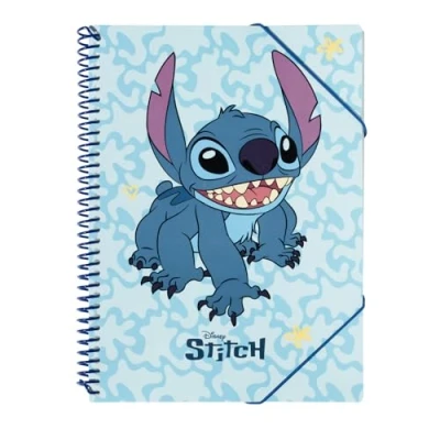 Afbeelding van Grupo Erik Hoesmap van kunststof Stitch Presentatieboek 30 plastic vakken Presentatiemap met kartonnen kaften