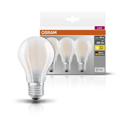 Afbeelding van OSRAM LED lamp Lampvoet: E27 Warm wit 27 K 7 W mat BASE