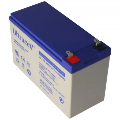 Afbeelding van Ultracell UL7 12 loodbatterij volt 7,0 Ah met Faston contact 187, 4,8 mm