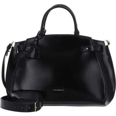 Afbeelding van Coccinelle Kliche Shiny Handtas, Dames, Maat: One Size, Noir