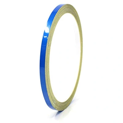 Afbeelding van 10 Meter Reflecterend Decoratieve Strips Auto Motorfiets Boot Modelbouw Finest Folia Side zelfklevende waterdicht (3mm breedte, blauw)