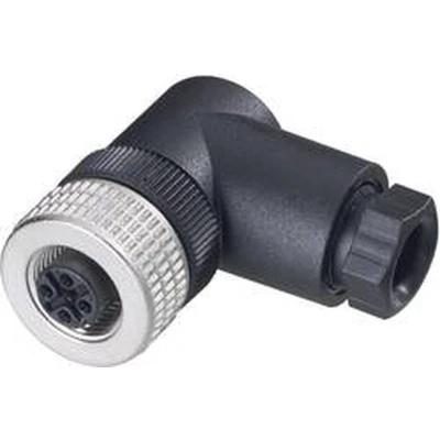 Afbeelding van Hirschmann 933 172 100 1 Sensor/actuator connector, niet geassembleerd M12 Aantal polen: 4 Bus, haaks stuk(s)