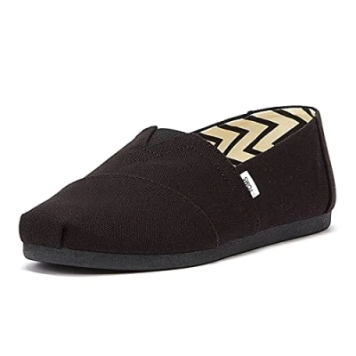 Afbeelding van TOMS Alpargata Cotton Canvas Mens Black/Black Espadrilles UK 9 / EU 43