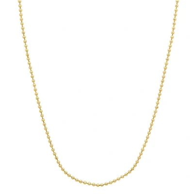Afbeelding van Fako Bijoux® Bolletjes Ketting Ball Chain RVS Stainless Steel 1.5mm 50cm Goudkleurig