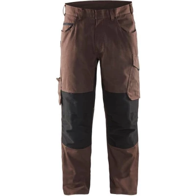 Afbeelding van Blaklader Service Werkbroek met stretch 1495 1330 Mannen Bruin/Zwart 44