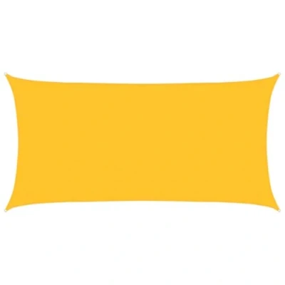 Afbeelding van vidaXL Zonnezeil 160 g/m² 3x6 m HDPE geel
