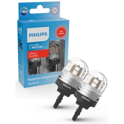 Afbeelding van Philips Ultinon Pro7000 Led signaallamp voor auto&#039;s, W21/5W netwerk, 12V/24V, actuele versie