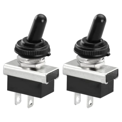 Afbeelding van Heschen Tuimelschakelaar KN3D 101 aan/uit schakelaar 25A 12V 2 polig klikbaar met waterdicht (2)