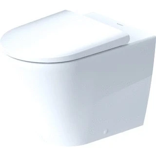 Afbeelding van Duravit D Neo staand toilet 37x58x40cm Wit Hoogglans