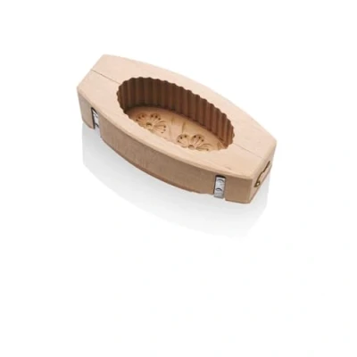 Afbeelding van TELLIER MOULE A BEURRE BOIS OVALE 250G FDS 008795