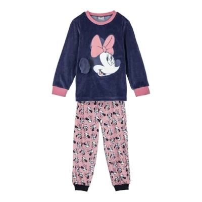 Afbeelding van Pyjama Kinderen Minnie Mouse Donkerblauw Maat 5 Jaar