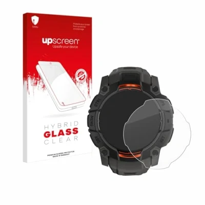 Afbeelding van upscreen Schutzglas Schutzfolie Displayschutz Display Schutz Glas Folie klar, Smartwatch beschermfolie, Transparant