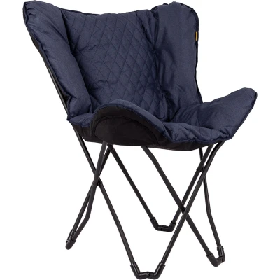 Afbeelding van Vlinderstoel Bo Camp Industrial Collection Himrod Blauw
