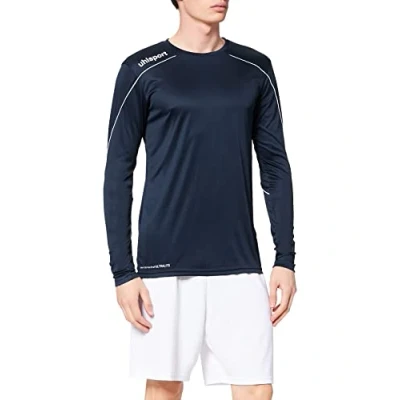 Afbeelding van Uhlsport Stream 22 Voetbalshirt Lange Mouw Heren Marine / Wit Maat: 2XL