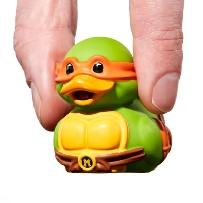 Afbeelding van TUBBZ Mini Michelangelo Collectible Vinyl Rubber Duck Figuur Officiële TMNT Merchandise Actie tv, films en videogames