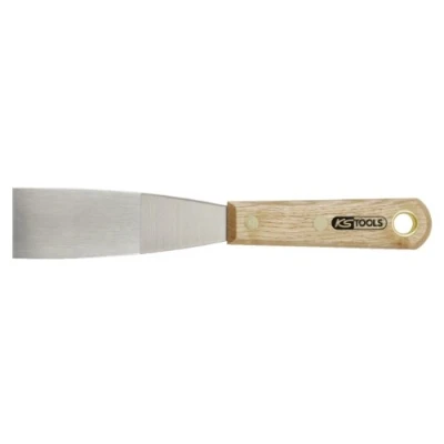 Afbeelding van KS Tools 907.2262 ROESTVRIJSTALEN spatel, 38 mm, met houten handgreep