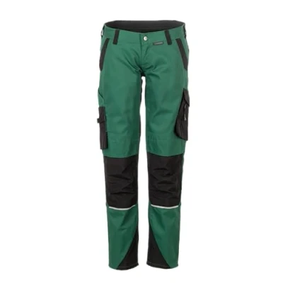 Afbeelding van Planam Norit dames werkbroek groen zwart model 6414 maat 38