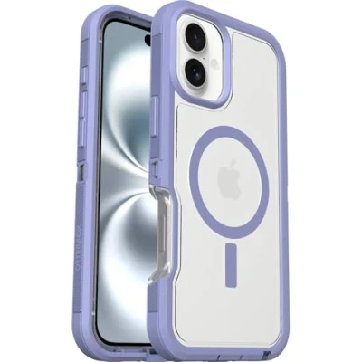 Afbeelding van Otterbox Defender XT Clear iPhone 16 Plus Hoesje lavender haze