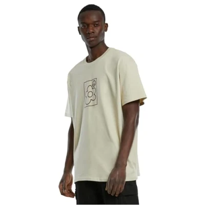 Afbeelding van Upscale by Mister TEE MORE Peace Oversize Tshirt print, Heren, Maat: XL, Sand
